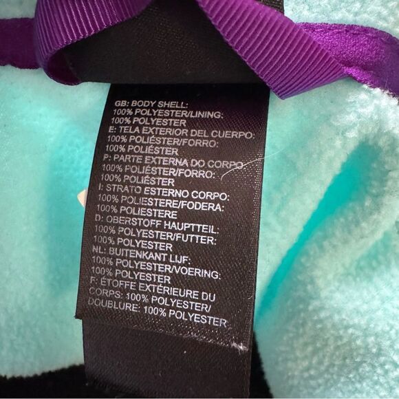 The North Face Blue Purple Fleece Jacket Girls XL 14/16 - Picture 3 of 4